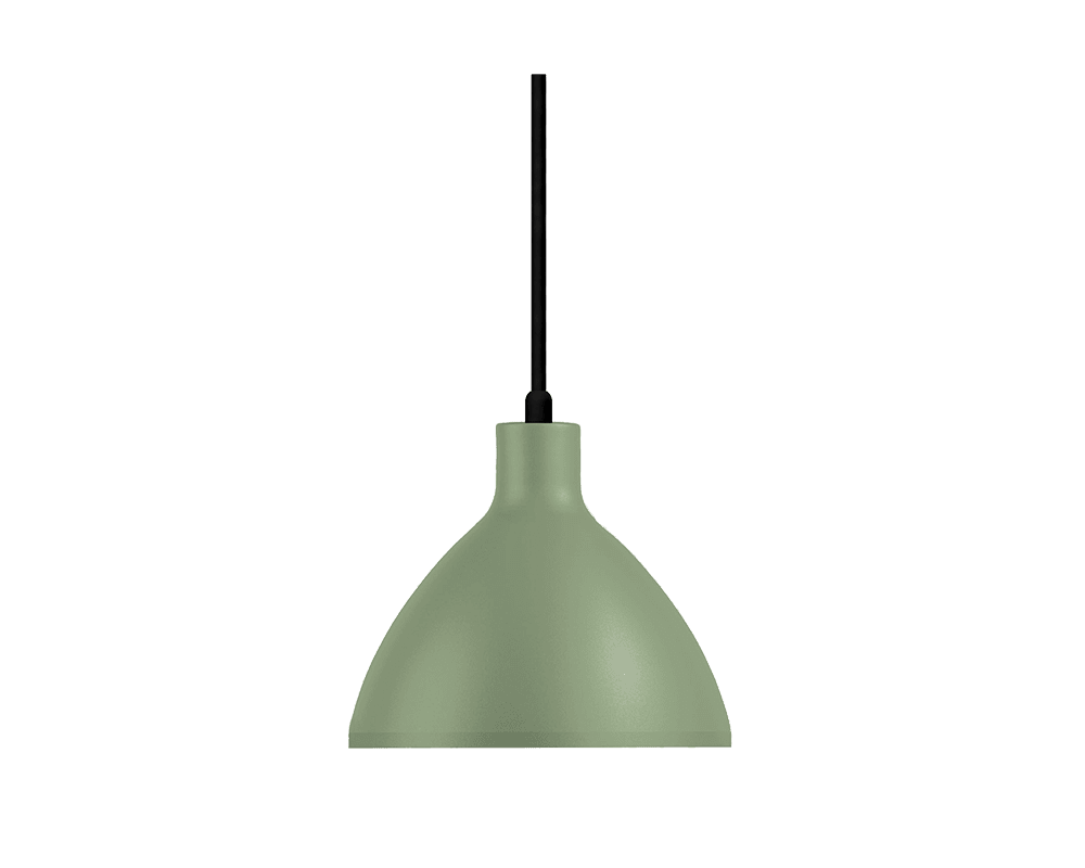 Ark Micro Ø18 Grøn loftslampe Fra Westal - Ark Micro er et stilrent armatur i et moderne design, lavet af rustfrit stål og pulverlakeret i en mat grå farve.