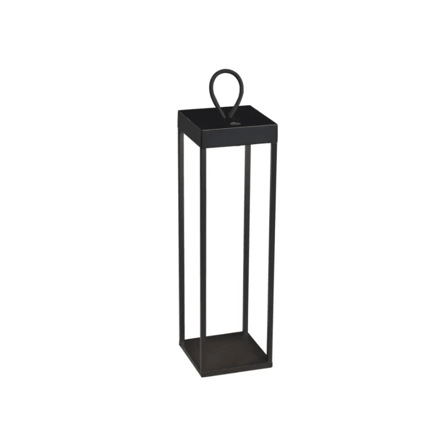 Ravello 50cm Sort bærbar Fra Konstsmide - Lampen er udstyret med en lysdæmper til justering af lysstyrken.