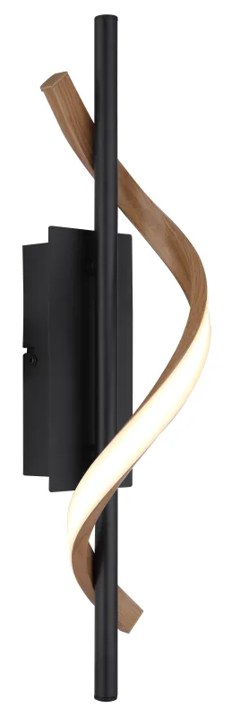 Watkins 47cm Sort væglampe Fra Globo Lighting - Watkins v&auml;gglampa &auml;r en stilren och modern belysningsl&ouml;sning som skapar en elegant atmosf&auml;r i ditt hem.