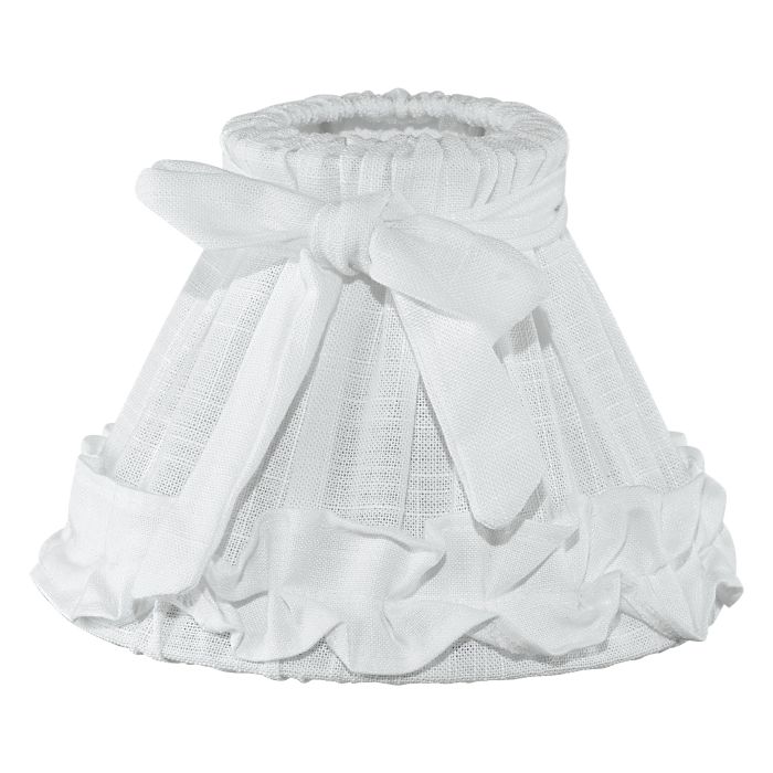 Vintage Lampeskærm Hvid Fra Eglo - 