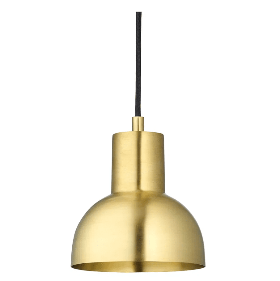 Mini Ø14 Mat messing loftslampe Fra H. Skjalm P - Mini vedhæng i mat messing.