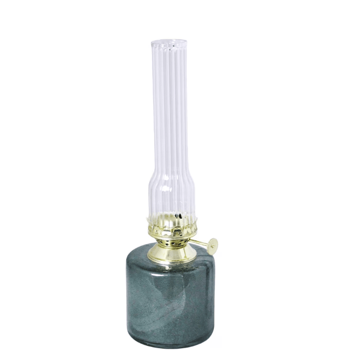 Kerosene lamp elvira small Grøn Fra Strömshaga - Lampen er lavet af 50-60% genbrugsglas og passer til v&aelig;ge artikelnummer 116210 og artikelnummer 139410G eller 121800G.