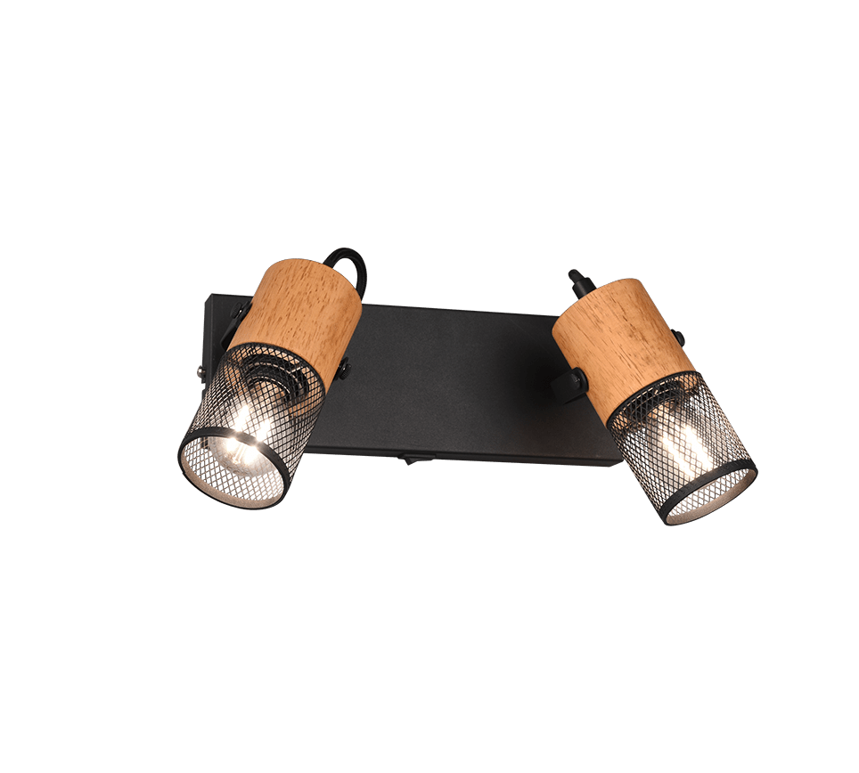 Tosh 26cm Sort læselampe Fra Trio Lighting - 