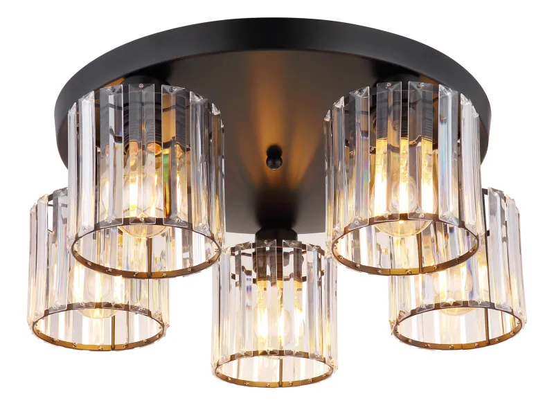 Jordana Ø46 Sort plafond Fra Globo Lighting - Jordana &auml;r en elegant plafond som imponerar med sin eleganta och stilrena design.