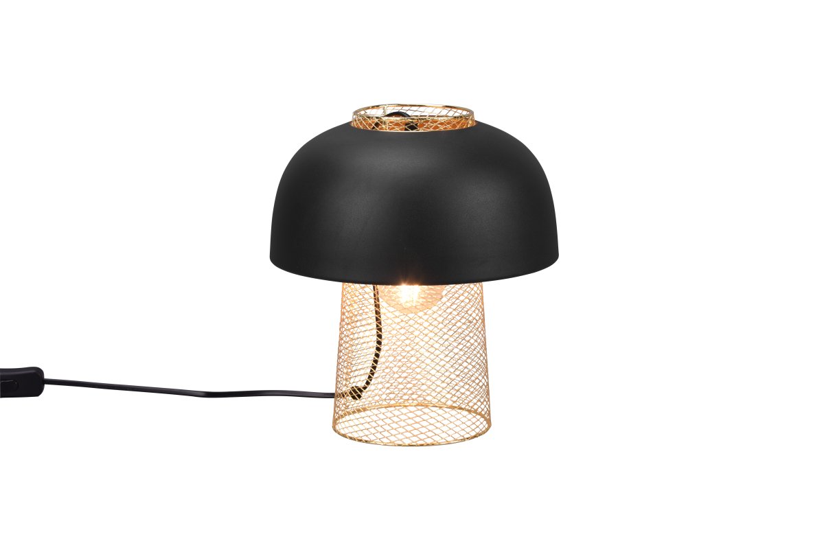 Punch 28cm Sort bordlampe Fra Trio Lighting - 