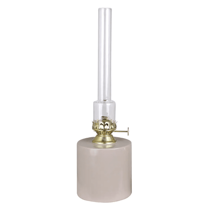 Kerosene Lamp Straight Big Beige Fra Strömshaga - Passer med v&aelig;ge artikelnummer 116210 og br&aelig;ndere med artikelnummer 121810G.