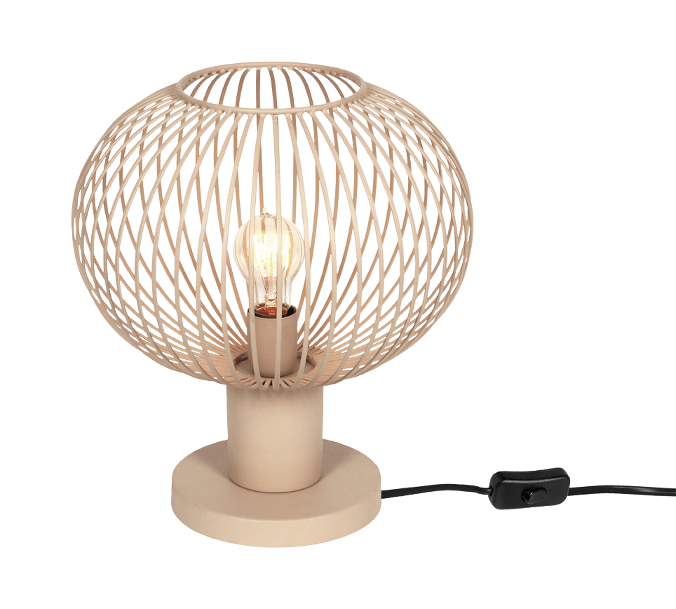 Gila 37cm Sand bordlampe Fra Trio Lighting - 