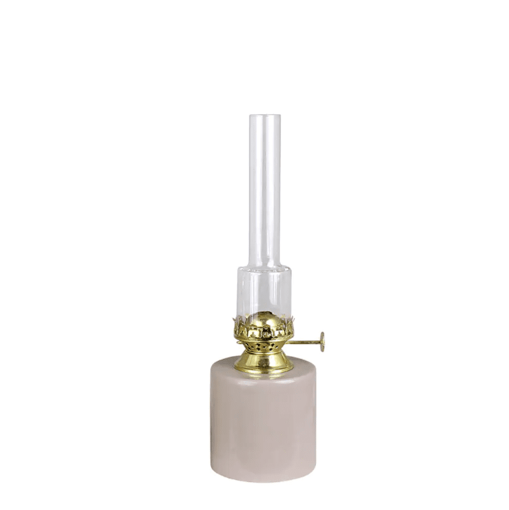 Kerosene Lamp Straight small Beige Fra Strömshaga - Passer med v&aelig;ge artikelnummer 116210 og br&aelig;ndere med artikelnummer 121800G.