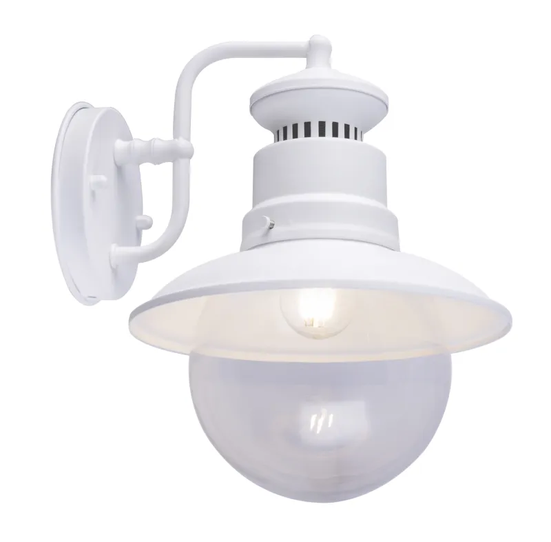 Stella Hvid udendørslampe Fra Globo Lighting - Kombinera stil och funktion med Stella och skapa en inbjudande atmosf&auml;r runt ditt hem!