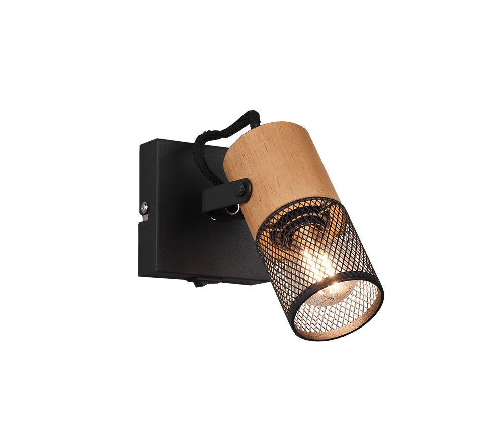 Tosh 13cm Sort læselampe Fra Trio Lighting - 