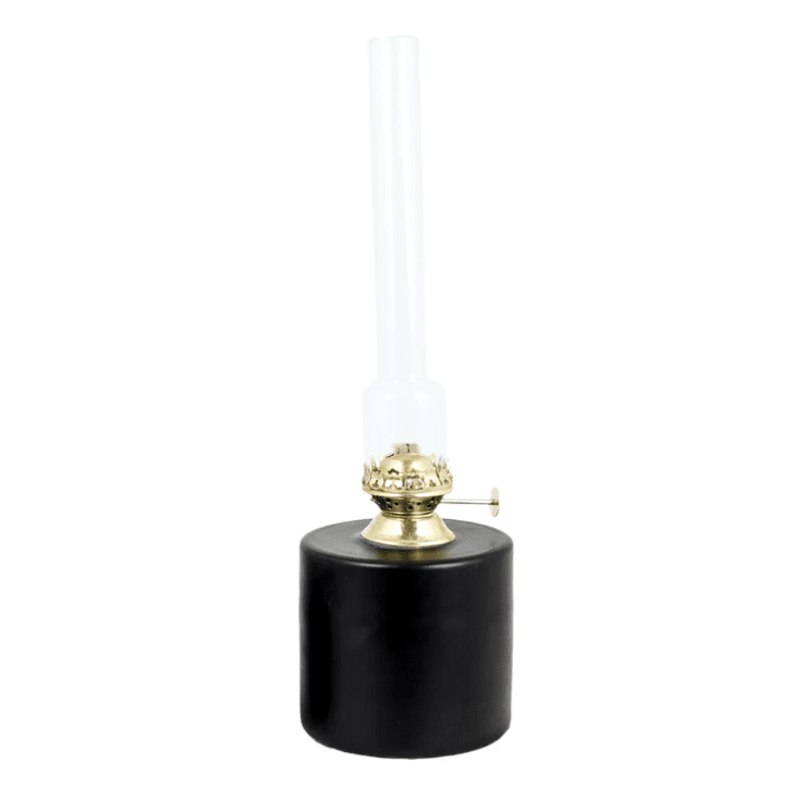 Kerosene Lamp Straight Big Sort Fra Strömshaga - Passer med v&aelig;ge artikelnummer 116210 og br&aelig;ndere med artikelnummer 121810G.