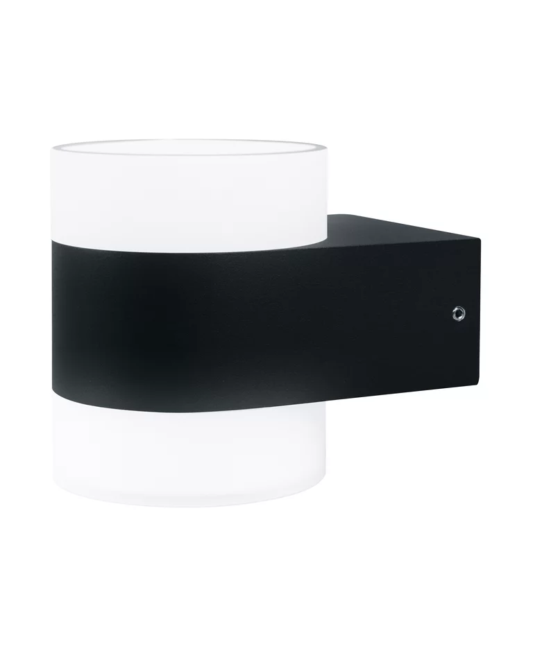 Puck UpDown Mørkegrå udendørslampe Fra Ledvance - Puck UpDown&nbsp;&auml;r en modern och stilren fasadlampa som sprider sitt ljus b&aring;de upp&aring;t och ned&aring;t.