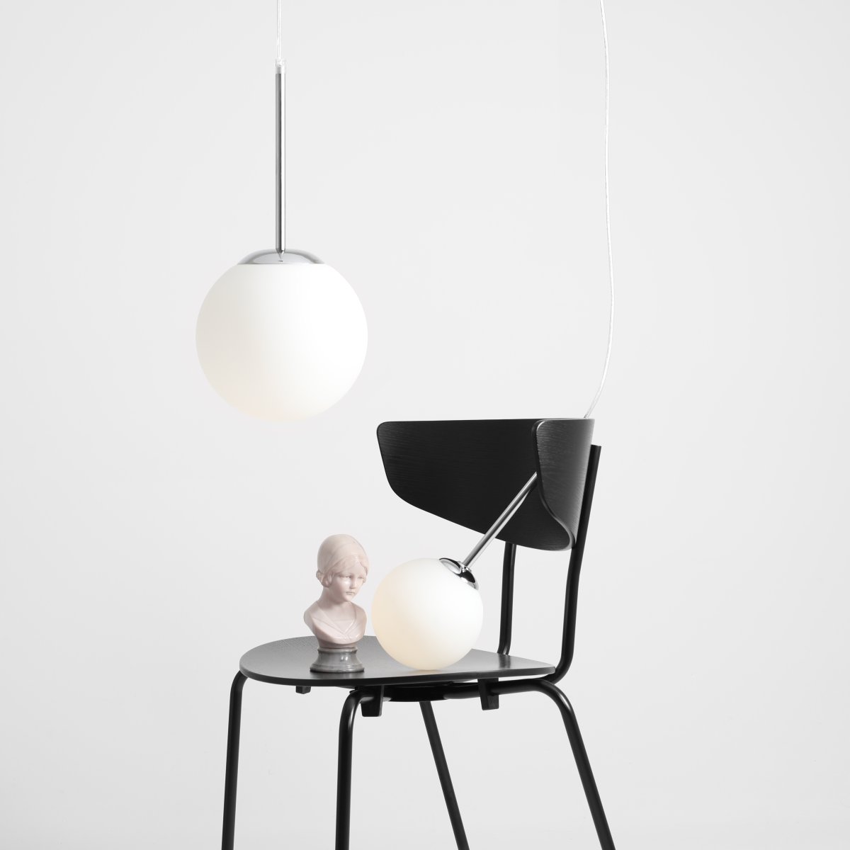 Bosso Ø20 Chrom loftslampe Fra Artera - Det tidløse design gør den til den perfekte belysning til både moderne og klassiske interiører.