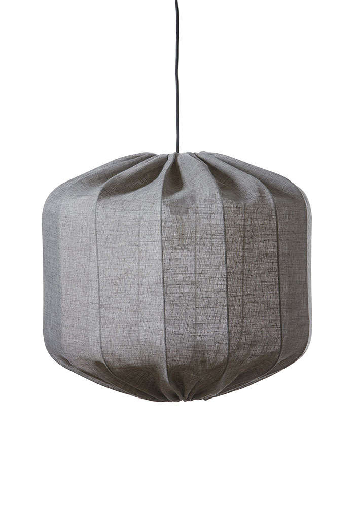 Dester Skærm Ekskl. Ophæng Ø58 Brun loftslampe Fra Alde & Lind - L&aelig;rstoffet giver Dester-lampesk&aelig;rmen et sofistikeret og elegant udtryk.