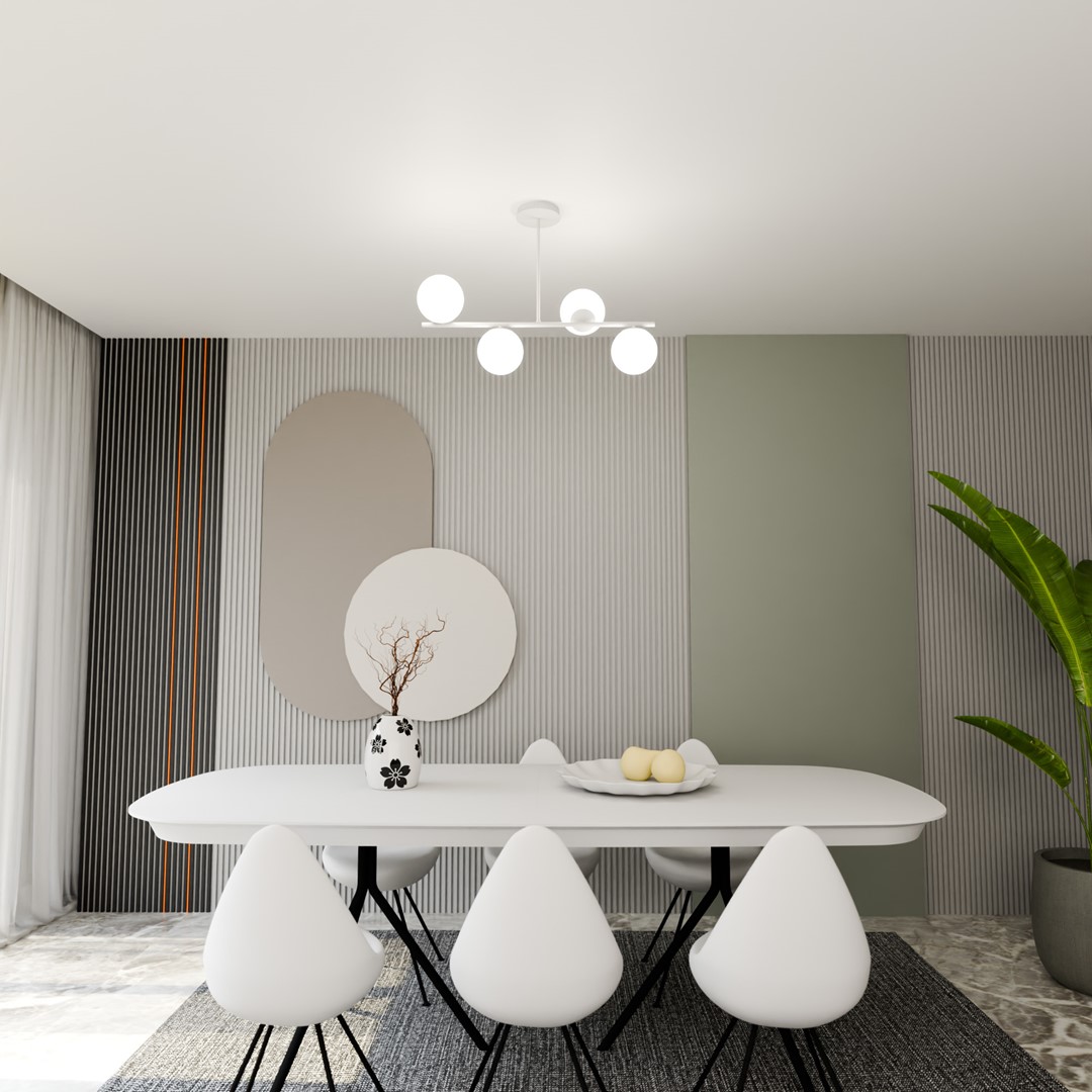 Bior 80cm Hvid plafond Fra Emibig Lighting - Bior er en stilfuld loftslampe med et minimalistisk design, der passer ind i de fleste hjem.