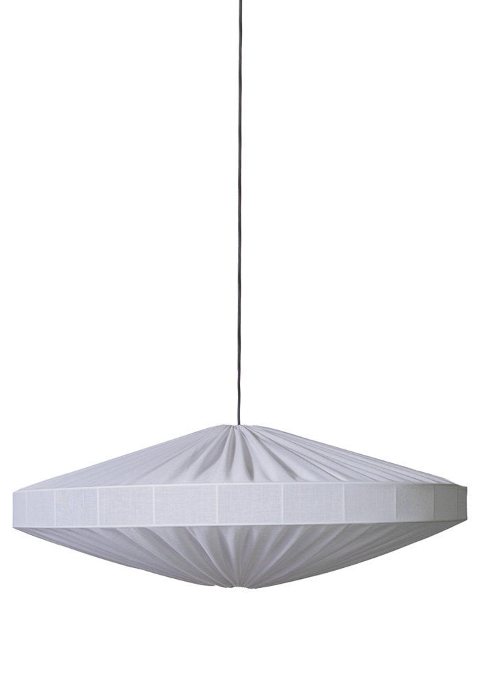 Alba Skærm Ekskl. Ophæng Ø115 Hvid loftslampe Fra Alde & Lind - Placer den i stuen, gangen eller sovev&aelig;relset.