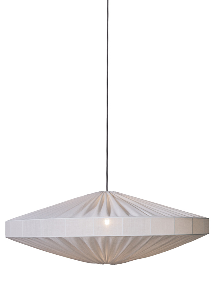 Alba Skærm Ekskl. Ophæng Ø115 Hvid loftslampe Fra Alde & Lind - Placer den i stuen, gangen eller sovev&aelig;relset.