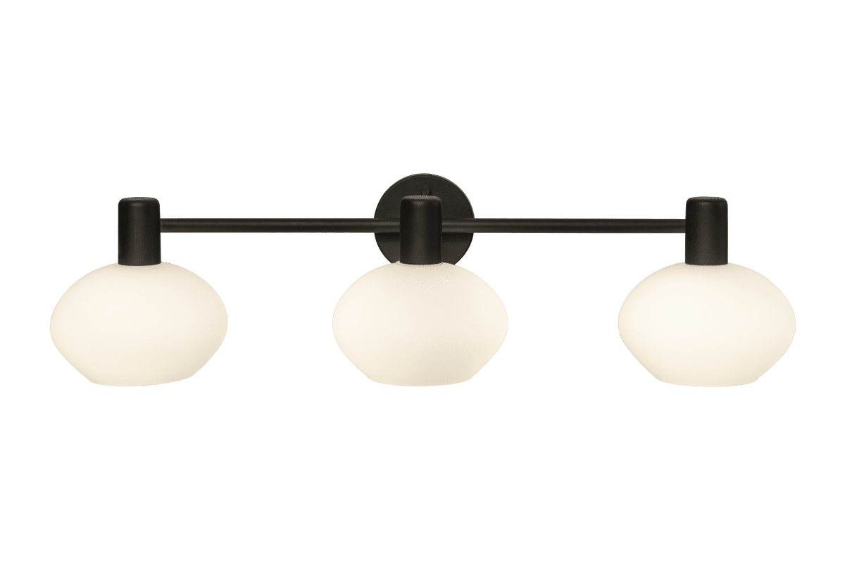Elba 63cm Sort badeværelseslampe Fra Aneta Lighting - Elba væglampe er en moderne badeværelseslampe, der passer perfekt over badeværelsesspejlet.