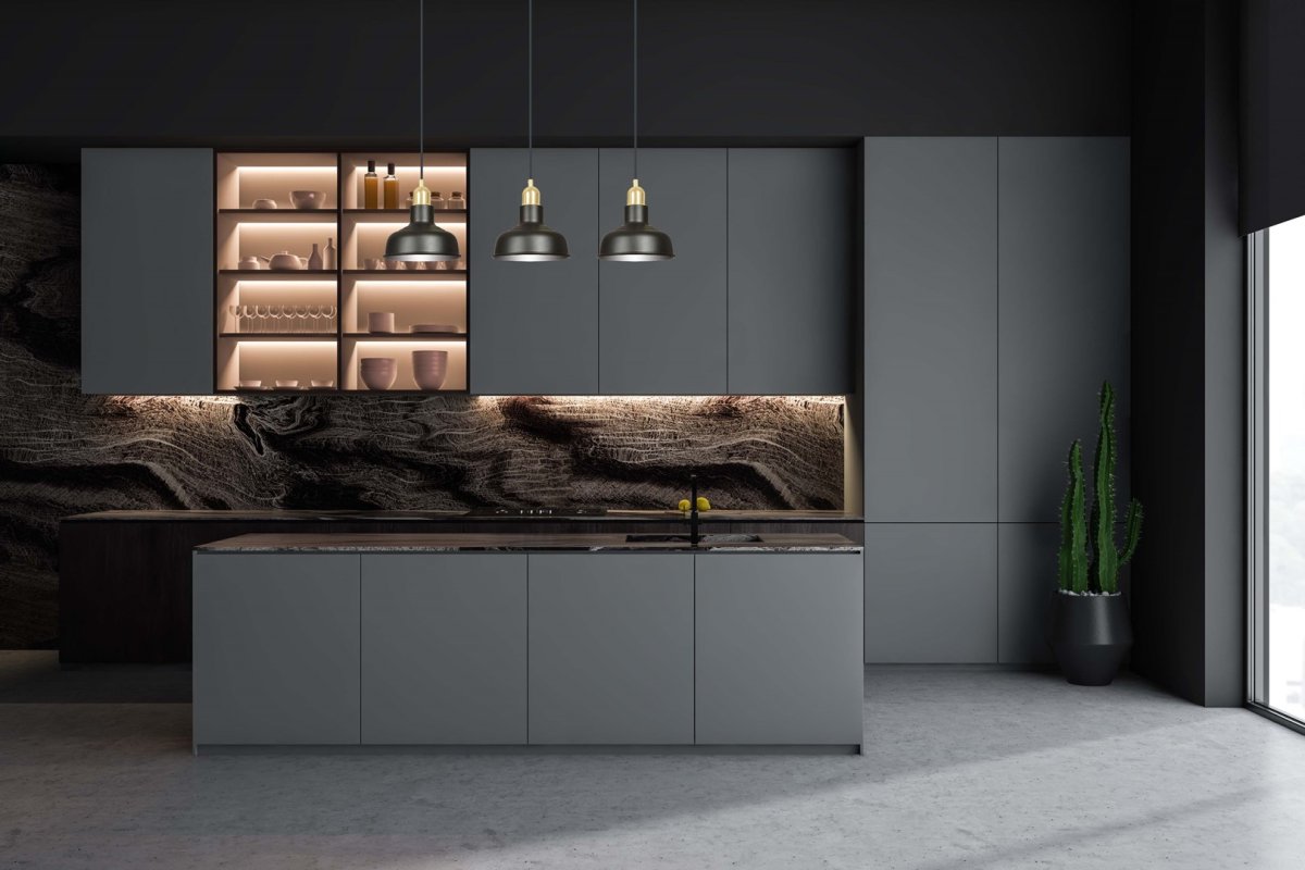 Ibor 72cm Sort loftslampe Fra Emibig Lighting - 