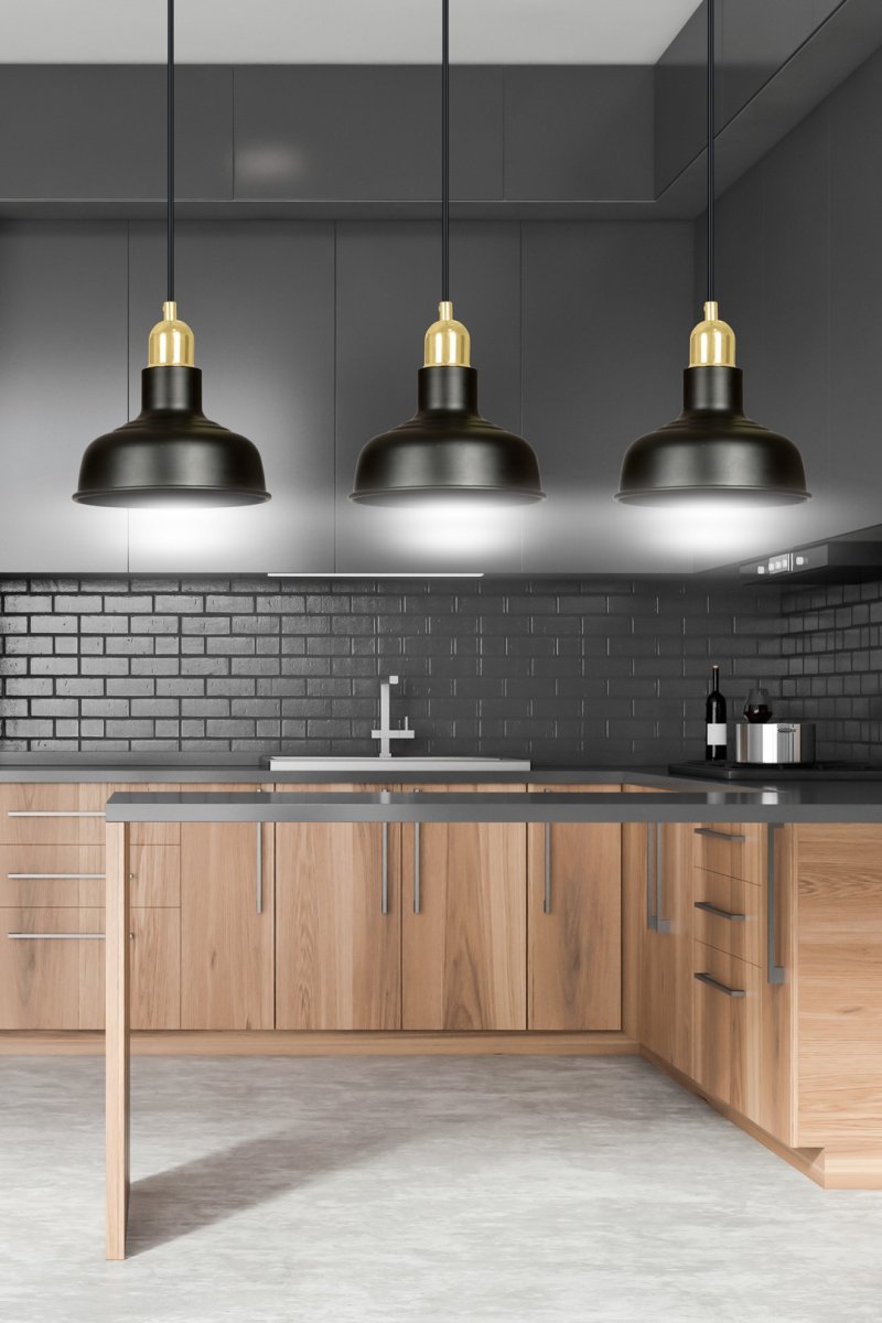 Ibor 72cm Sort loftslampe Fra Emibig Lighting - 