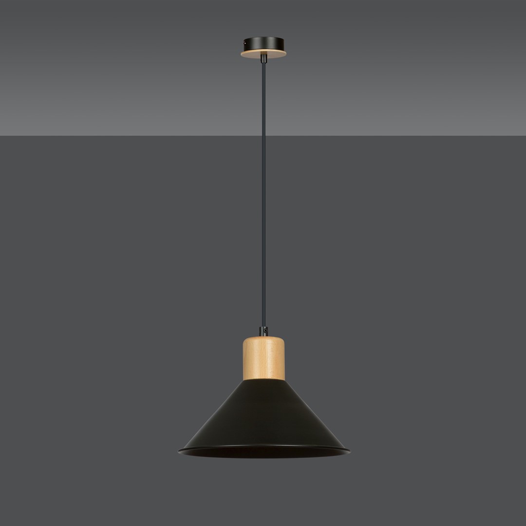 Rowen Ø25 Sort loftslampe Fra Emibig Lighting - Rowen er en minimalistisk serie af loftslamper med en enkel form og stilfuldt design &ndash; en model, der passer ind i n&aelig;sten alle typer interi&oslash;r.