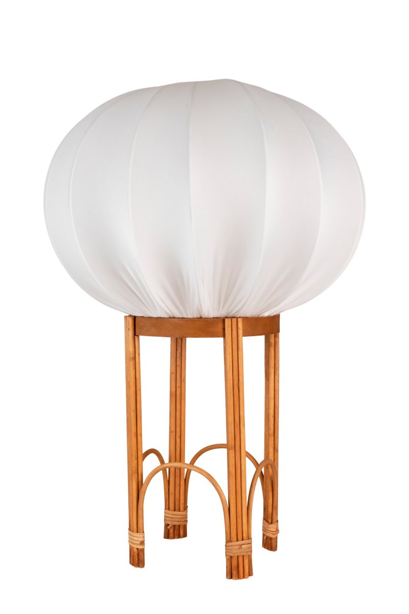 Fiji 66cm Natur gulvlampe Fra Globen Lighting - Det er n&oslash;dvendigt at opn&aring; IP44-klassificering s&aring; l&aelig;ngden af det kabel, der bruges af denne standard.
