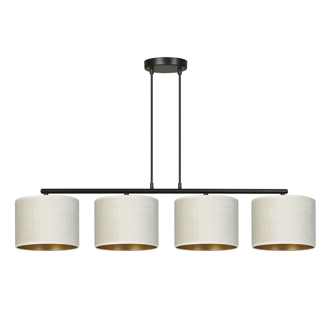 Hilde 100cm Beige loftslampe Fra Emibig Lighting - Den enkle konstruktion og elegante farvesammens&aelig;tning g&oslash;r Hilde til et alsidigt valg, der passer ind i mange forskellige rum og stilarter.