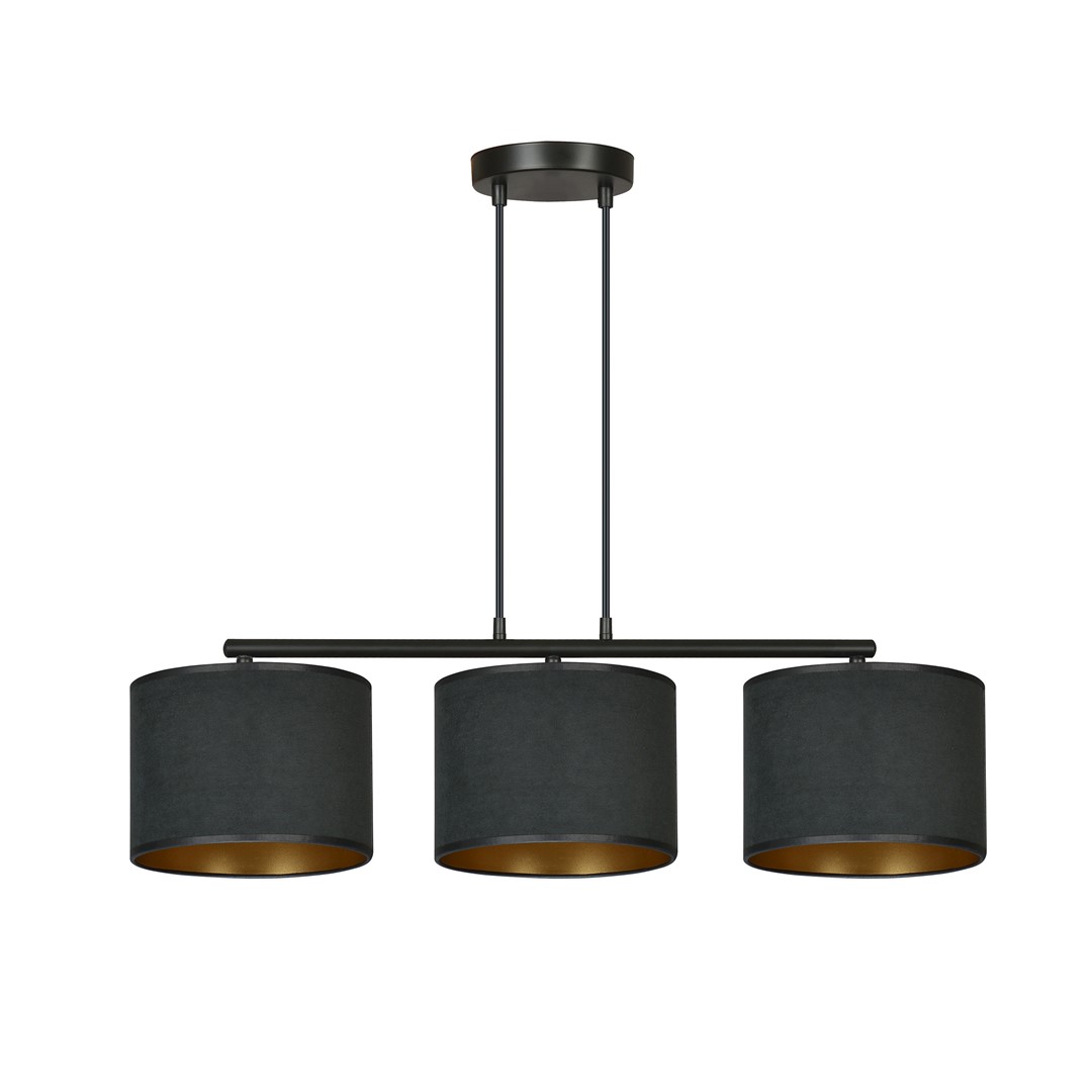 Hilde 72cm Sort loftslampe Fra Emibig Lighting - Den enkle konstruktion og elegante farvesammens&aelig;tning g&oslash;r Hilde til et alsidigt valg, der passer ind i mange forskellige rum og stilarter.