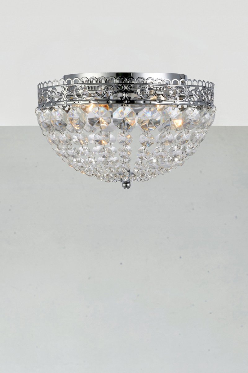 Saxholm Ø27 Chrom badeværelseslampe Fra Markslöjd - Med en diameter p&aring; 27 cm bliver den hurtigt et blikfang i rummet og tilf&oslash;jer en luksuri&oslash;s f&oslash;lelse til dit interi&oslash;r.