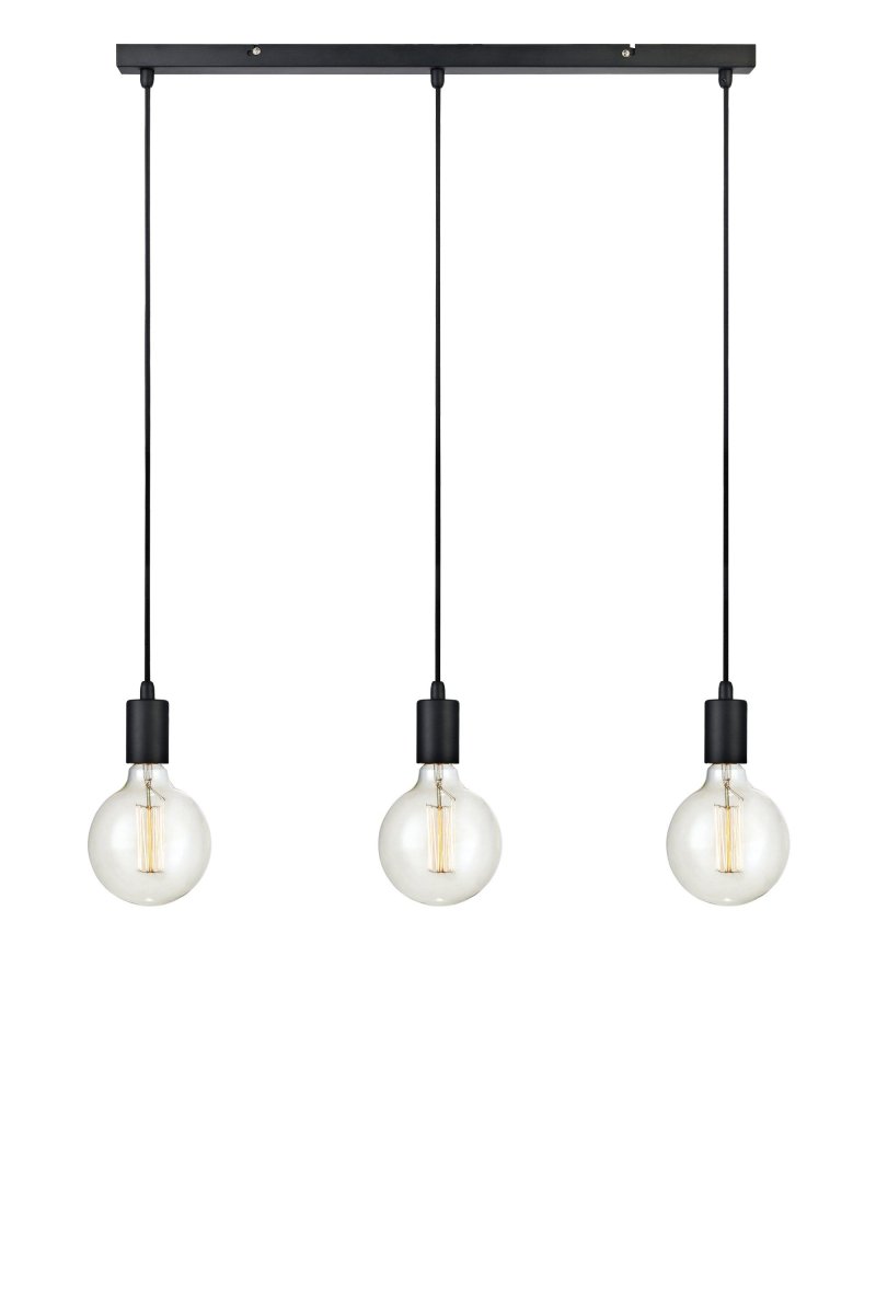 Sky 68cm Sort loftslampe Fra Markslöjd - Denne stilfulde loftspendel i sort metal er et elegant alternativ til belysning over et spisebord eller køkken.
