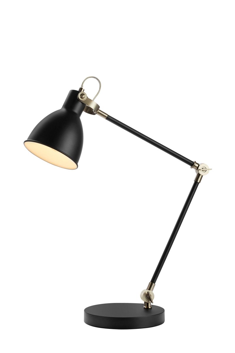 House 62cm Sort skrivebordslampe Fra Markslöjd - House kombinerer både funktion og design, hvilket gør det til et fremragende valg til arbejdspladsen.