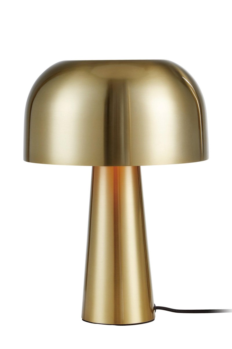Blanca 35cm Bronze bordlampe Fra Markslöjd - Blanca i messing er en lidt mindre bordlampe helt i metal, cirka 35 cm h&oslash;j.