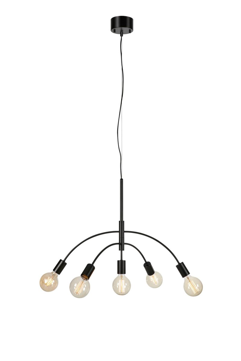 Cygnus Ø70 Sort loftslampe Fra Markslöjd - Med en diameter p&aring; 70 cm er den lige s&aring; imponerende i en hall som i en stue.