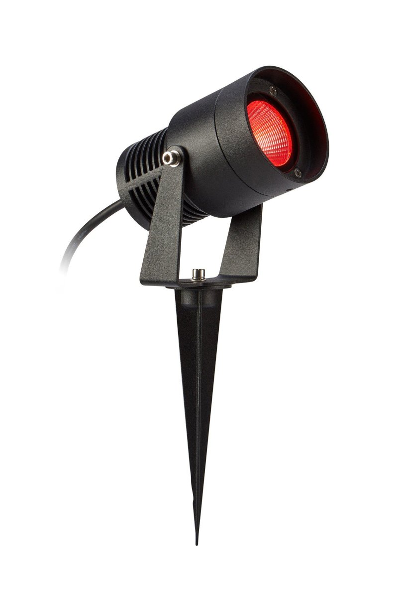 Spotlight RGB 6W Sort Garden 24 Fra Markslöjd - Garden 24 Spotlight RGB p&aring; 6W er en flerfarvet spotlight perfekt til at lyse haven op.