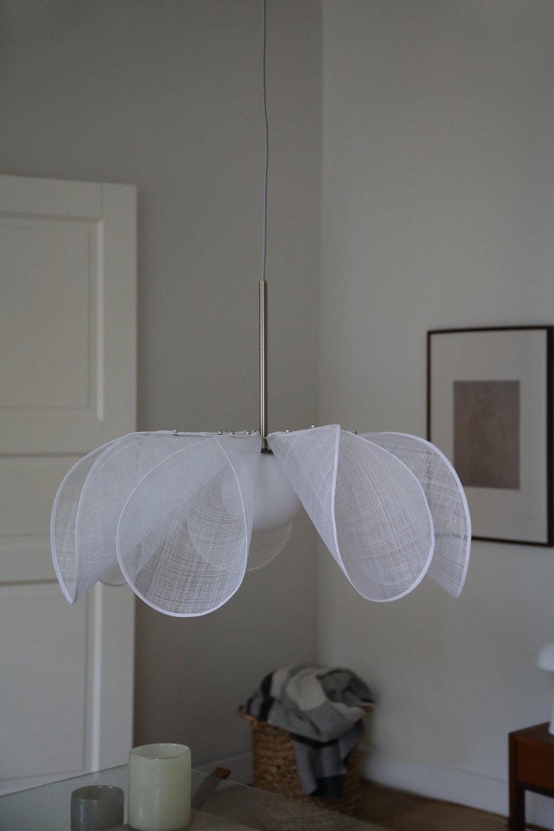 Styrka Ø75 Hvid loftslampe Fra Markslöjd - Lampen kræver en pære med en maksimal diameter på 55 mm.