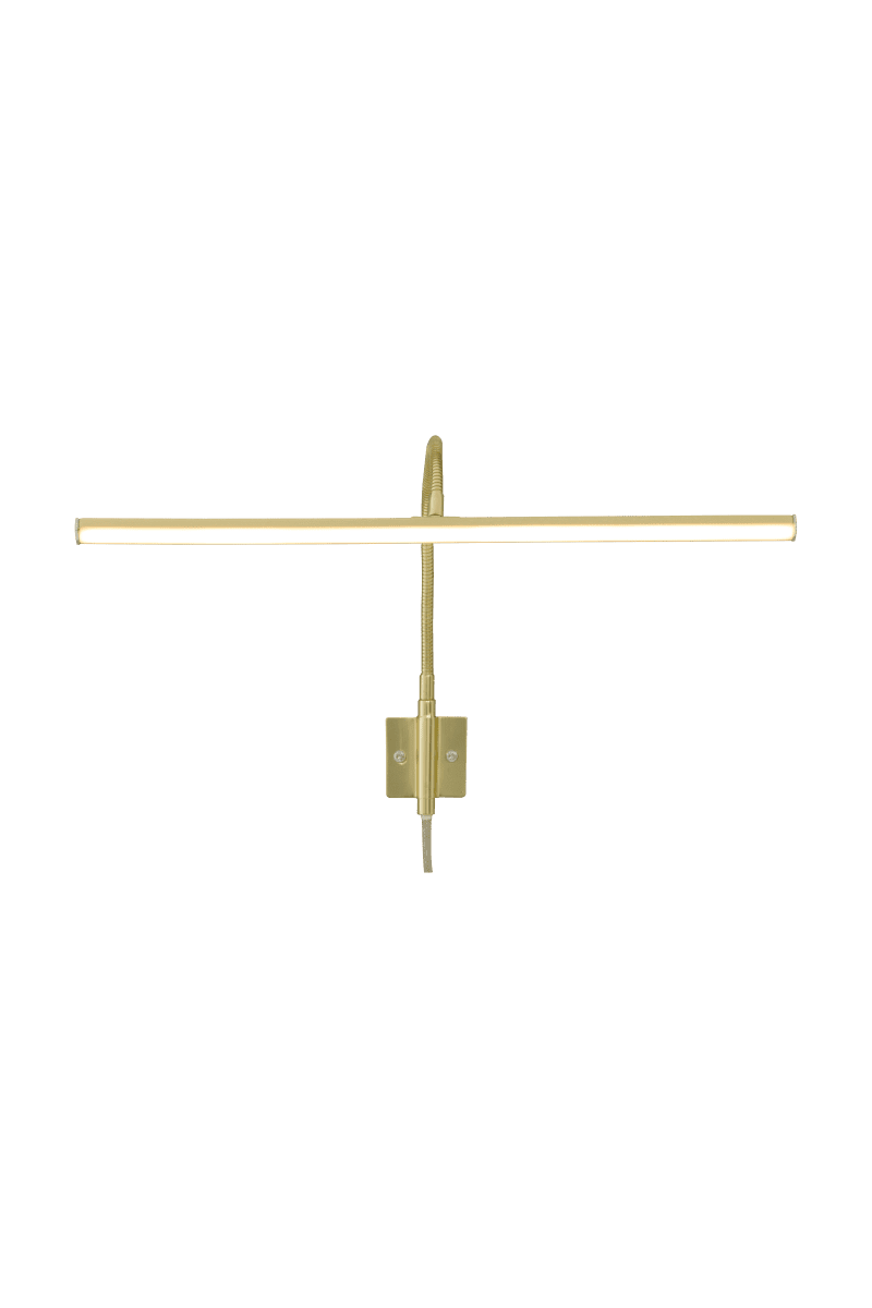 Miro 40cm Guld Fra Aneta Lighting - Miro har en integreret LED lyskilde tændt; 5W og giver en varm hvid glød på max 450 lumen.