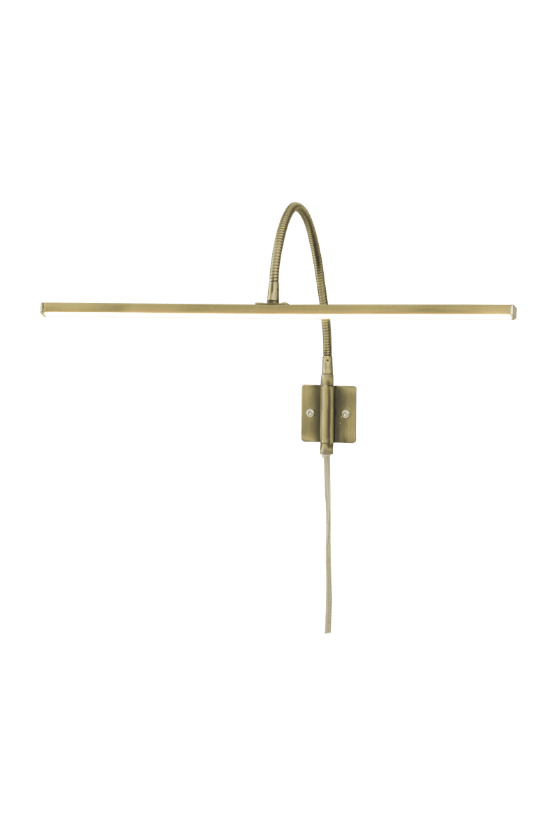 Miro 40cm Antik Fra Aneta Lighting - Miro har en integreret LED lyskilde t&aelig;ndt; 5W og giver en varm hvid gl&oslash;d p&aring; max 450 lumen.