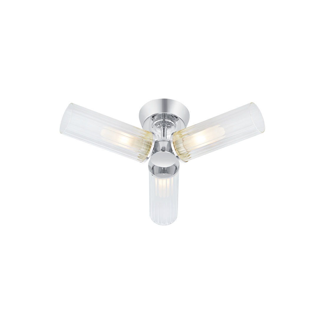 Rimini Ø40 Krom badeværelseslampe Fra Markslöjd - Med en IP44-klassificering er Rimini velegnet til badev&aelig;relser og er perfekt til dem, der &oslash;nsker at kombinere funktionel belysning med klassisk elegance.