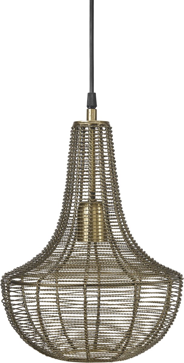 Kingstown Ø25 Guld loftslampe Fra PR Home - Loftslampen spreder lyset på et smukt udtryk i rummet.