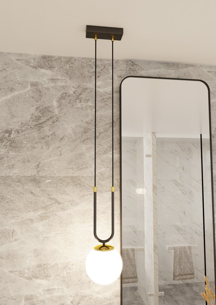 Glam Ø15 Sort loftslampe Fra Emibig Lighting - Glam er en moderne pendel i den mest trendy glamourstil.