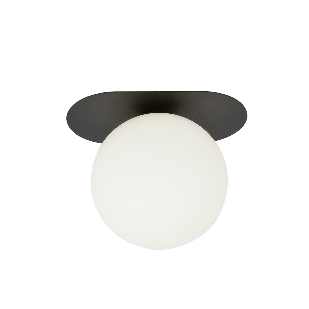 Plaza 20cm Sort plafond Fra Emibig Lighting - Plaza er en stilfuld loftslampe med et elegant, industrielt præg, der giver rummet et moderne udtryk.