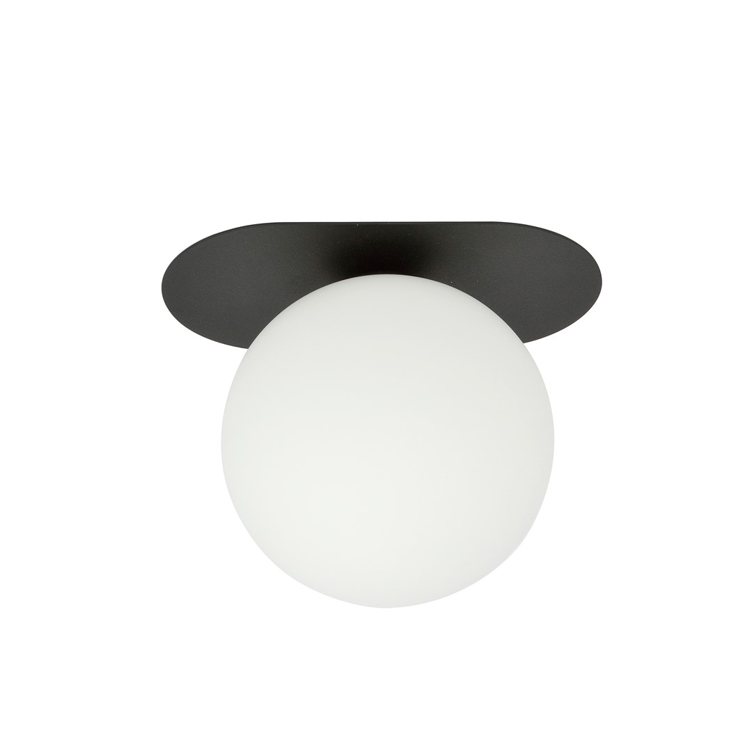 Plaza 20cm Sort plafond Fra Emibig Lighting - Plaza er en stilfuld loftslampe med et elegant, industrielt præg, der giver rummet et moderne udtryk.