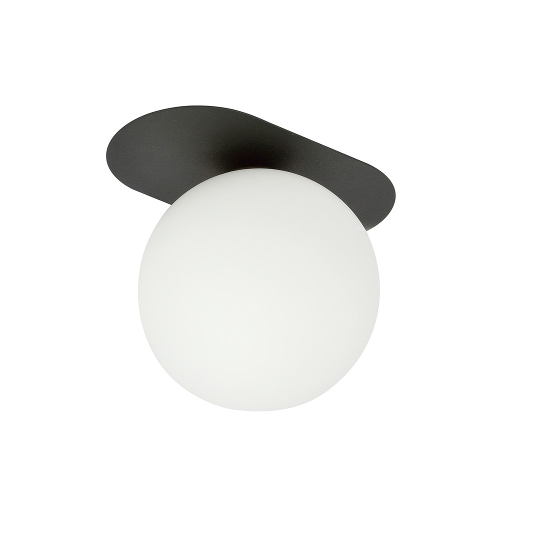Plaza 20cm Sort plafond Fra Emibig Lighting - Plaza er en stilfuld loftslampe med et elegant, industrielt præg, der giver rummet et moderne udtryk.