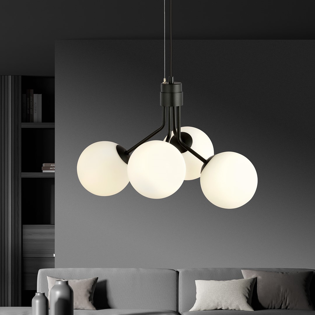 Nova Ø46 Hvid loftslampe Fra Emibig Lighting - Nova komplementerer nemt de fleste indretningsstile og bliver et stilfuldt indslag i hjemmet.