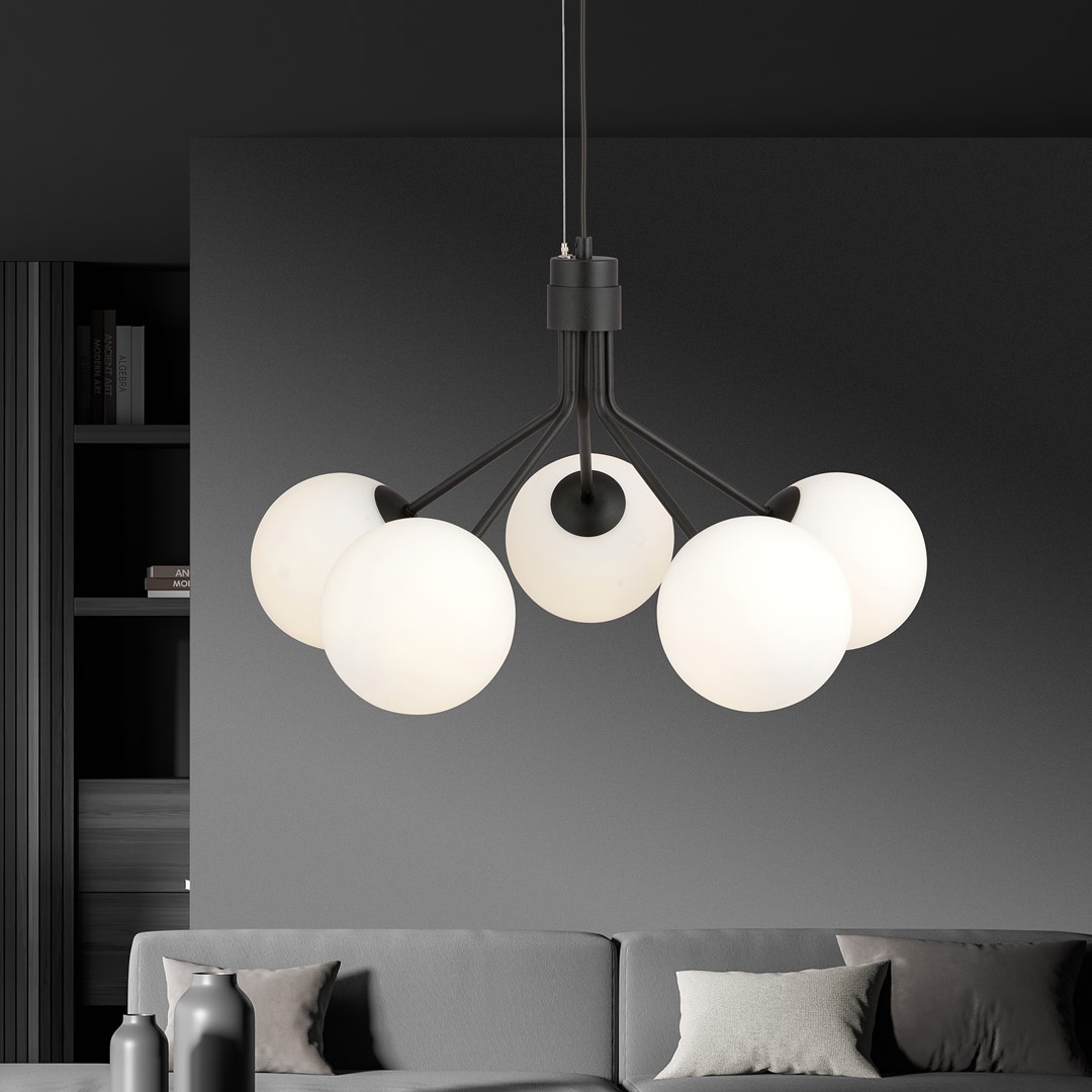 Nova Ø57 Hvid loftslampe Fra Emibig Lighting - Nova komplementerer nemt de fleste indretningsstile og bliver et stilrent element i hjemmet.