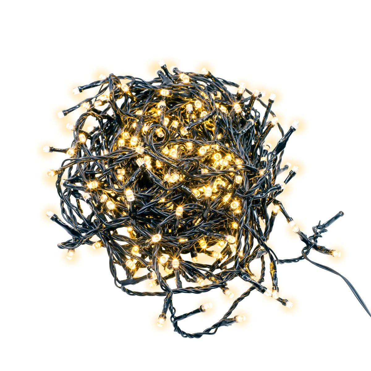 Lyskæde LED 18m Sort Fra Pixie Design - Den indbyggede 5-trins lysd&aelig;mper og den smarte timerfunktion, der automatisk t&aelig;nder lyset i 8 timer og slukker det i 16 timer, g&oslash;r det nemt at tilpasse belysningen til dine behov.