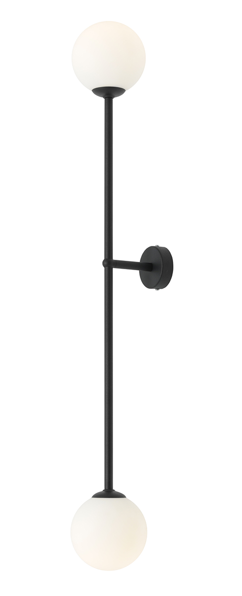 Aria 100cm Sort væglampe Fra Artera - Perfekt til at give din stue eller spisestue et sofistikeret touch, samtidig med at den tilbyder funktionel belysning.