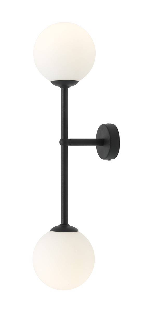 Aria 28cm Sort væglampe Fra Artera - Perfekt til at give din stue eller spisestue et sofistikeret touch, samtidig med at den tilbyder funktionel belysning.