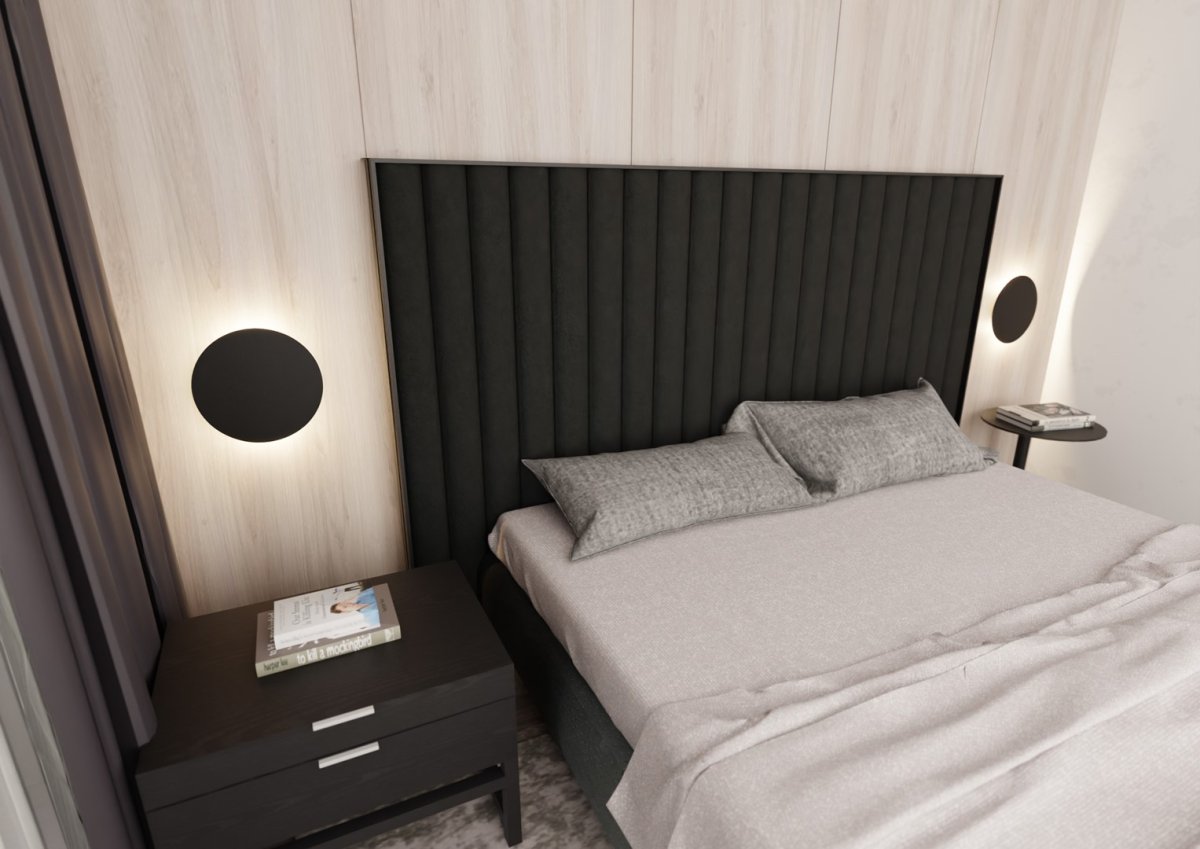 Form Ø30 Sort væglampe Fra Emibig Lighting - Den er perfekt til at belyse trapper, gange, indgange og som ekstra stemningsbelysning i stuen eller sovev&aelig;relset.