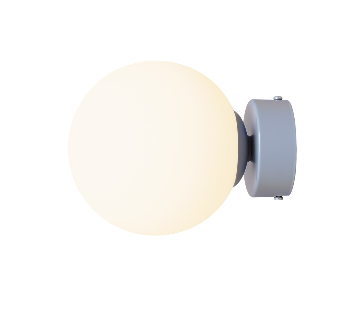 Ball Ø15 Blå væglampe Fra Artera - Det minimalistiske design gør, at lampen glider ind i både moderne og klassisk indretning, samtidig med at den tilbyder et effektivt lys, der forstærker stemningen i rummet.